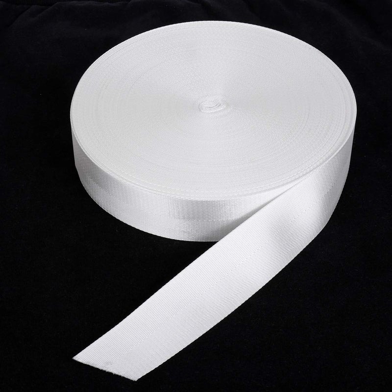 FANDOL Nylon Webbing - Heavy Duty Strapping for Crafting Pet Collars, Shoulder Straps, Slings, Pull Handles - Repairing Furniture, Gardening, Outdoor Gear & More (1 inch x 10 Yards, White) - Image 4